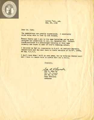 Letter from Sam A. Edwards, 1942
