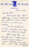 Letter from Frank W. Crane Johnson, 1942
