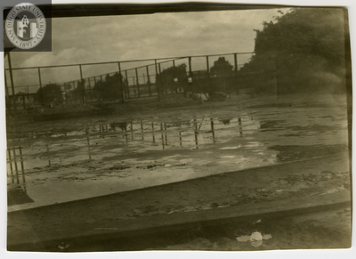 Normal School tennis courts, 1918