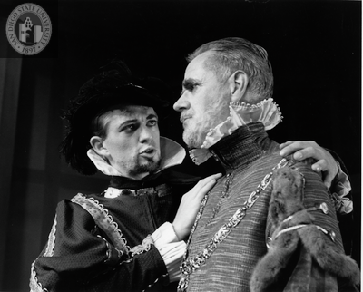 Two unidentified actors in King Lear, 1957
