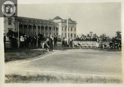 Ball game, San Diego Normal School, 1915