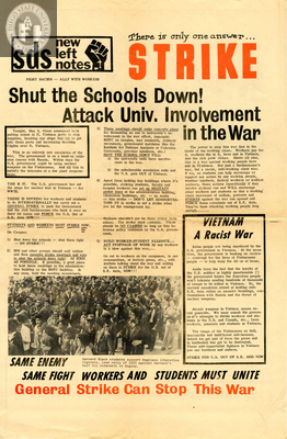 Students for a Democratic Society poster
