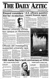 The Daily Aztec: Friday 03/25/1988