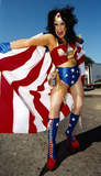 Wonder Woman at Pride parade, 2001