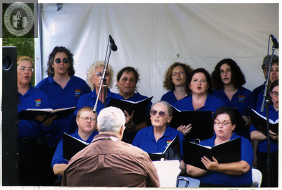 San Diego Women's Chorus with Sheila Clark at Pride festival, 2006