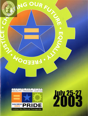 "Charting Our Future:  Equality, Freedom, Justice, July 25-27, 2003"