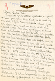 Letter from Olin K. Lipscomb, 1942