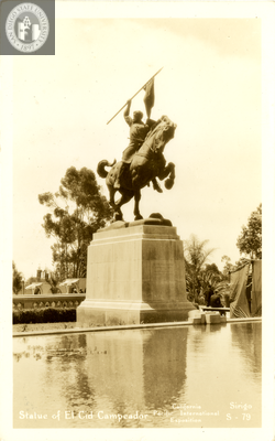 Statue of El Cid Campeador, Exposition, 1935