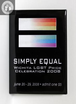 "Simply equal, Wichita LGBT Pride Celebration," 2008