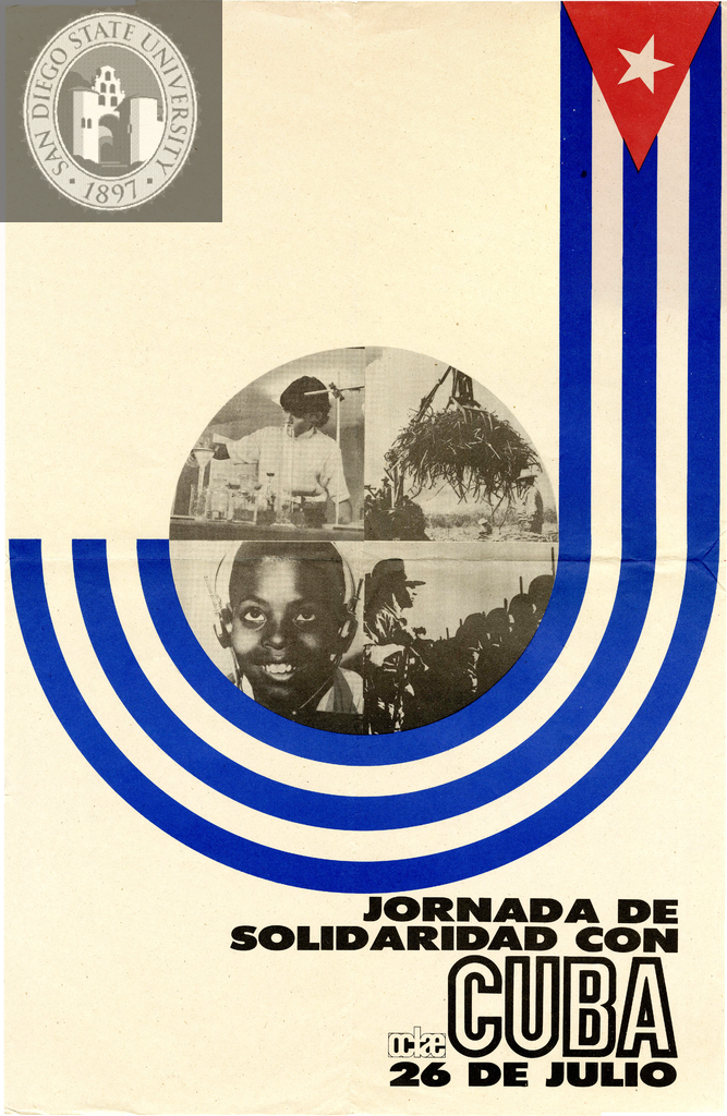 Jordana de solidaridad con Cuba poster