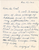 Letter from Mrs. Herbert E. Wells, 1942