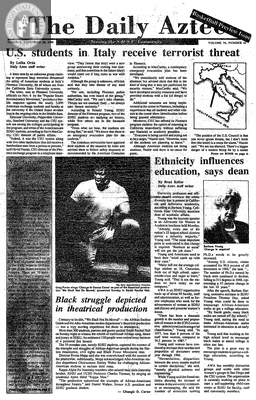 The Daily Aztec: Tuesday 11/20/1990