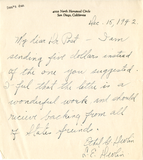 Letter from Ethel G. Devlin, 1942