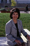 Unidentified woman at Family Weekend, 2000