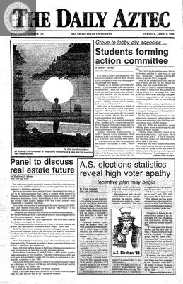 The Daily Aztec: Tuesday 04/05/1988