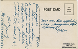 Back of postcard of First Congregational Church