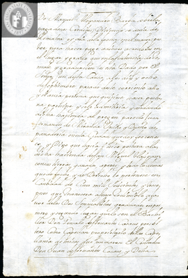 Urrutia de Vergara Papers, back of page 53, folder 15, volume 2, 1704