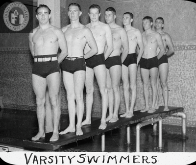 Varsity swimmers, 1935