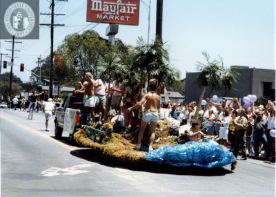 West Coast Production Company float in Pride parade, 1988