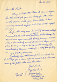 Letter from Harold B. Grant, 1942