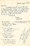 Letter from Baylor Brooks, 1943
