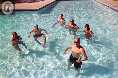 People in swimming pool, 1996