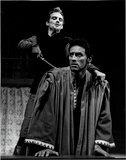 Michael Forest and William Ball in Othello, 1962
