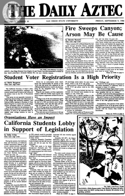 The Daily Aztec: Friday 09/09/1988