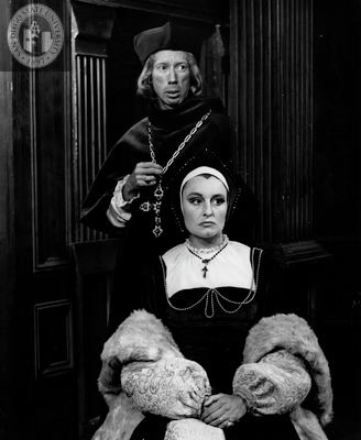 Michael O'Sullivan and Jacqueline Brooks in  King Henry VIII, 1965