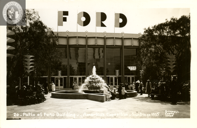 Patio of Ford Building, Exposition, 1935