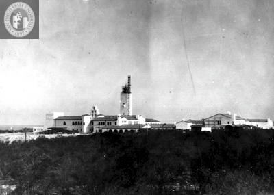 Construction of Hardy Tower and Hepner Hall, 1930