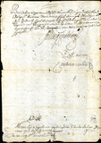 Urrutia de Vergara Papers, back of page 26, folder 4, volume 1, 1615