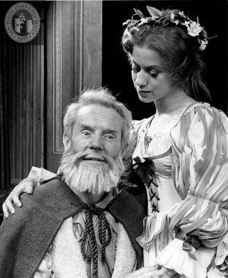 Constance Booth and an unidentified actor in The Winter's Tale, 1963