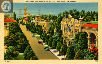 Along the Avenue of Palaces, Balboa Park