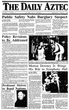 The Daily Aztec: Wednesday 03/01/1989