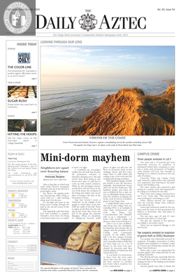 The Daily Aztec: Wednesday 11/29/2006