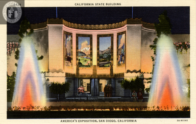 California State Building, Exposition, 1935
