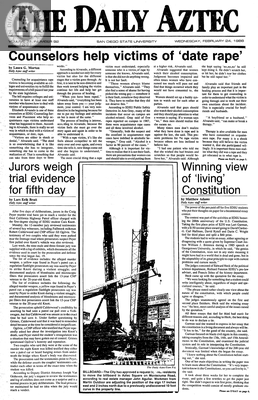 The Daily Aztec: Wednesday 02/24/1988
