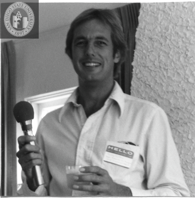 King Golden, Jr. addressing the San Diego Democratic Club, 1978