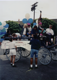 Cinderella Carriage Company carriage in Pride parade, 1991
