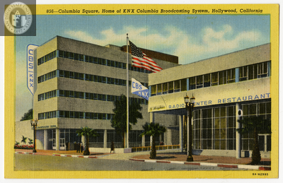Columbia Square, home of KNX, 1938