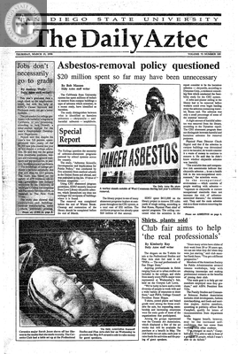The Daily Aztec: Thursday 03/15/1990