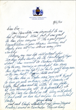 Letter from William S. Miller, 1942