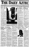 The Daily Aztec: Thursday 05/11/1989