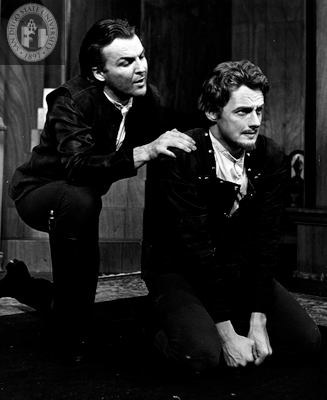 Anthony Zerbe and Joseph Lambie in Othello, 1967