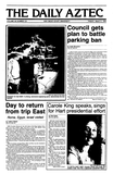 The Daily Aztec: Friday 03/09/1984