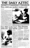 The Daily Aztec: Thursday 09/12/1985