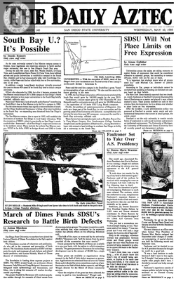 The Daily Aztec: Wednesday 05/10/1989