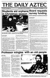 The Daily Aztec: Wednesday 12/12/1984
