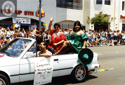Parade car for Las Campanas Mexican Food, 1994